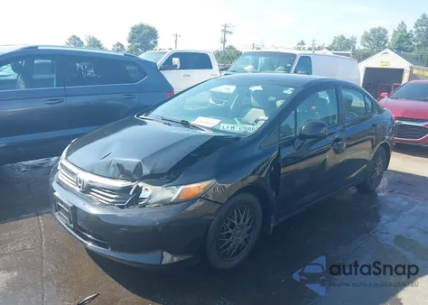 2012 Honda Civic Lx from USA, damaged, VIN 2HGFB2F56CH581895